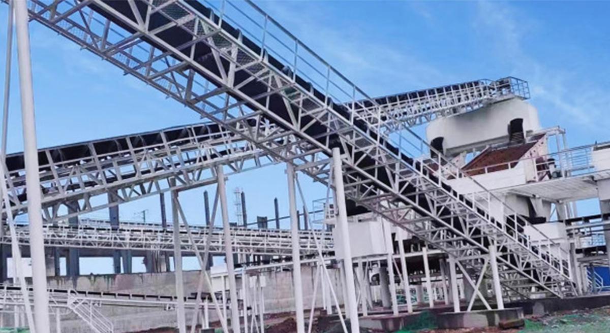 Sandstone and hydropower belt conveyor