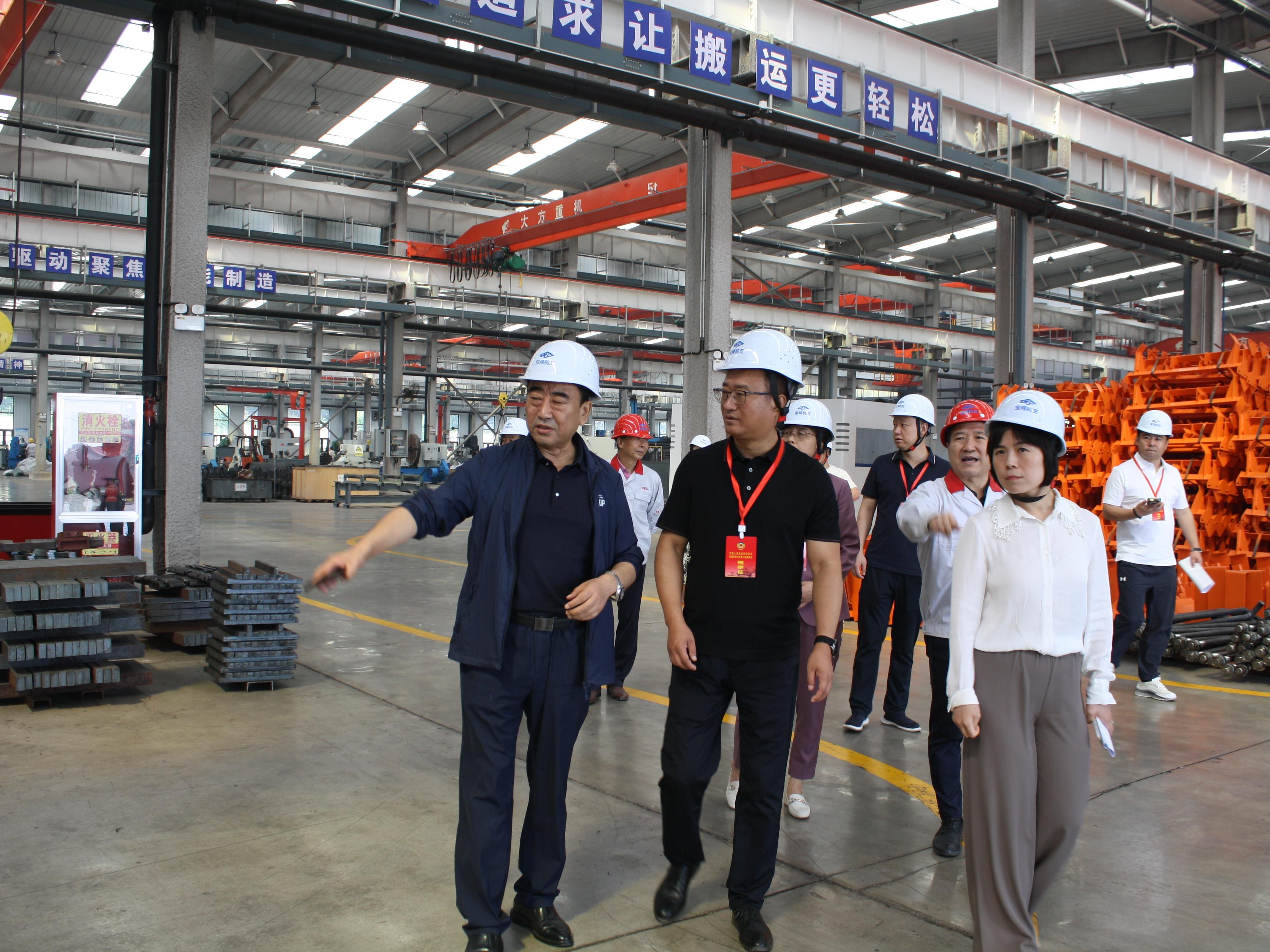 Director of the District People's Congress visits