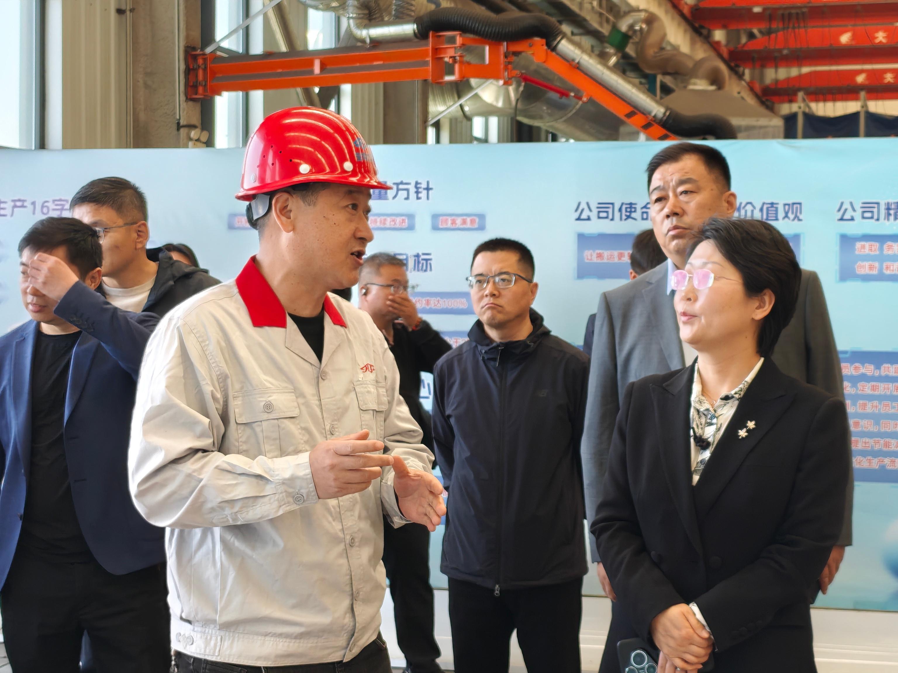 Baoji Hangcha actively participates in the city's industry-education integration "enterprise visit" activity